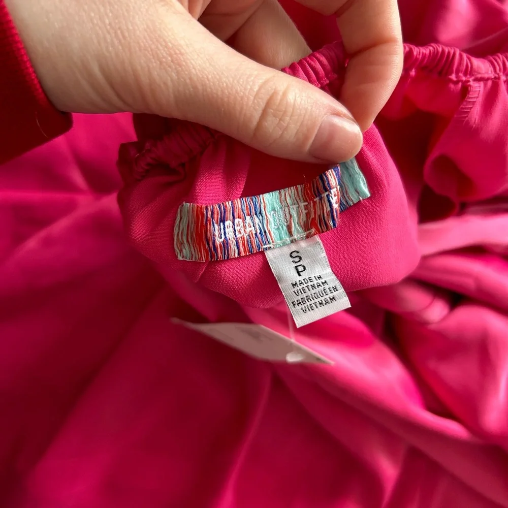 NWT Urban Outfitters Hot Pink Dress - Picture 4 of 10